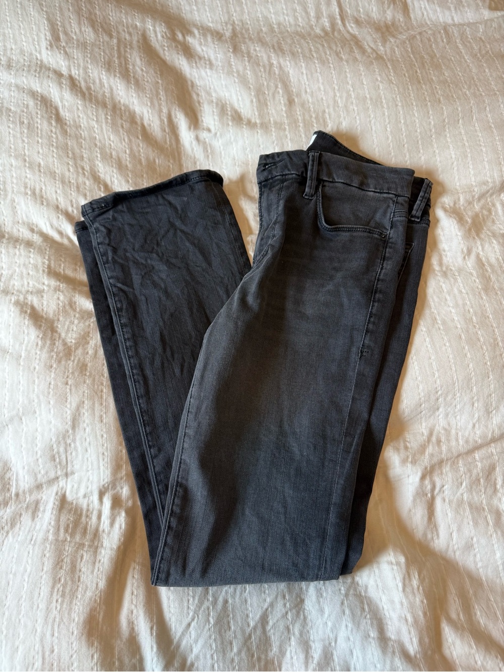 Frame Le Mini Boot Charcoal Jeans